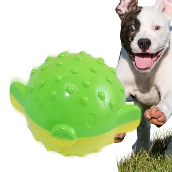 Скрипучий Мяч Для Собак, Игрушки, Звучащий Интерактивный Мяч, Забавная Игрушка Для Собак, Нерегулярный Высоко Прыгающий Мяч Для Собак, Щенков, Удобный Для Укуса